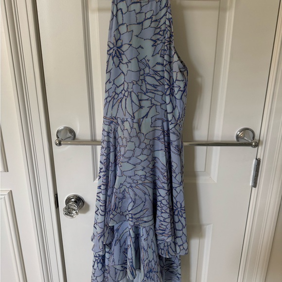 Badgley Mischka Dresses & Skirts - Badgley Mischka Blue Floral Dress